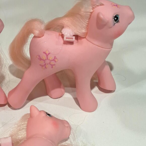 Qty 3 Honeysuckle flutter my little pony vintage toy horse pony G1 mlp - Picture 6 of 9